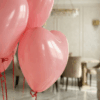Шары латексные СЕРДЦА Нежно-Розовые 35 см