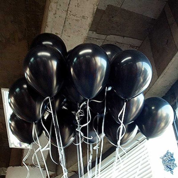 Шары «Черные» (25 см)