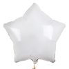 Шар звезда 45 см «Белая»