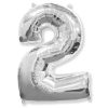 Фольгированный шар «Цифра 2»