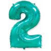 Фольгированный шар «Цифра 2»