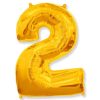 Фольгированный шар «Цифра 2»