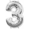 Фольгированный шар «Цифра 3»