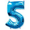 Фольгированный шар «Цифра 5»