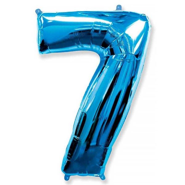 Фольгированный шар «Цифра 7» — изображение 3