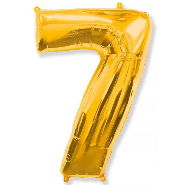 Фольгированный шар «Цифра 7»