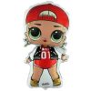 Фигура из фольги «Куклы ЛОЛ MC SWAG» 85х44см