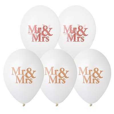 Шары «С рисунком  MR&MRS»