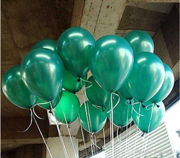 Шары «Изумруд» металлик (25 см)