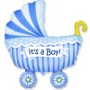 Шар Фигура «Коляска для мальчика»
