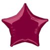 Шар звезда 45 см «Бургундия»