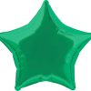 Шар звезда 45 см «Зеленая»